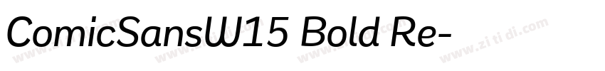 ComicSansW15 Bold Re字体转换